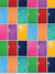 Colorful School Lockers Photography Backdrop - Bright, colorful school lockers backdrop for photography, perfect for school-themed or playful photoshoots.