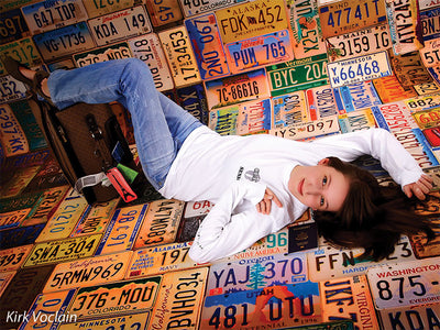 Mosaic of colorful vintage tags that create a vibrant photo background.