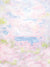 A dreamy pastel photography backdrop featuring soft pink, blue, and white clouds, ideal for ethereal and whimsical portrait sessions.