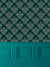 Damask Panel Photography Backdrop - Elegant damask pattern and teal paneled photography backdrop for formal photoshoots.