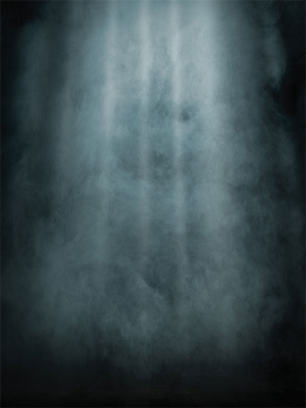 Dark Fog Spotlight Photography Backdrop - Dark fog with beams of light photography backdrop for moody or fantasy-themed photoshoots.