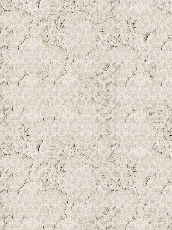 Distressed Floral Texture Photography Backdrop - Distressed floral textured photography backdrop in neutral beige tones, perfect for vintage-inspired professional photoshoots.