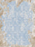 Distressed Vintage Blue Floral Photography Backdrop - Distressed blue floral photography backdrop with vintage floral designs, perfect for elegant professional photoshoots.