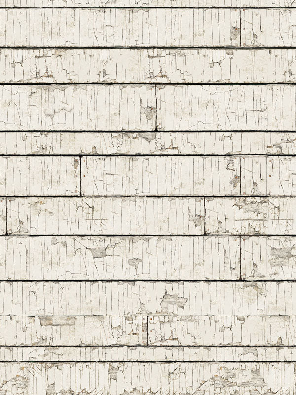 Distressed Vintage Wood Panel Photography Backdrop - Distressed vintage wood panel photography backdrop with peeling paint, ideal for portraits and product photography with a rustic, weathered aesthetic.
