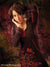 Backdrop with a dramatic contrast of dark and light abstract tones.