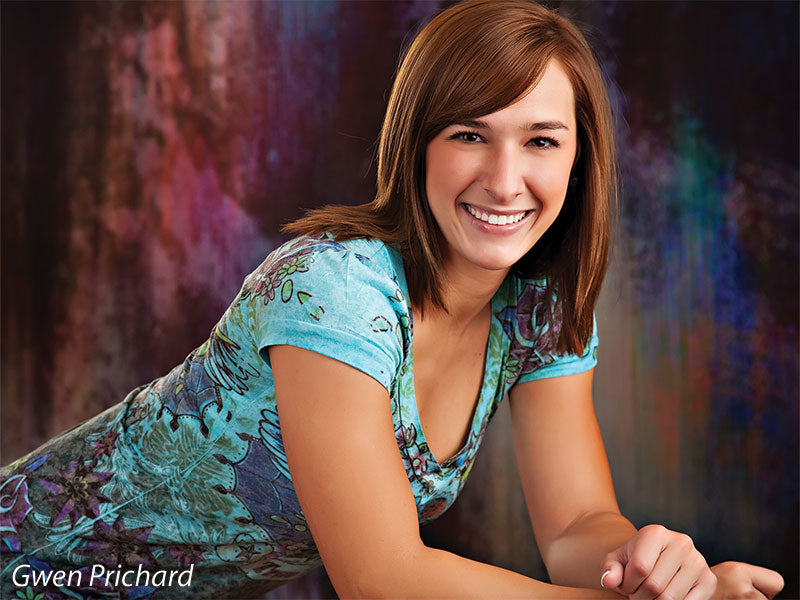 Gradient dusk-colored backdrop with brushed detail and soft movement.