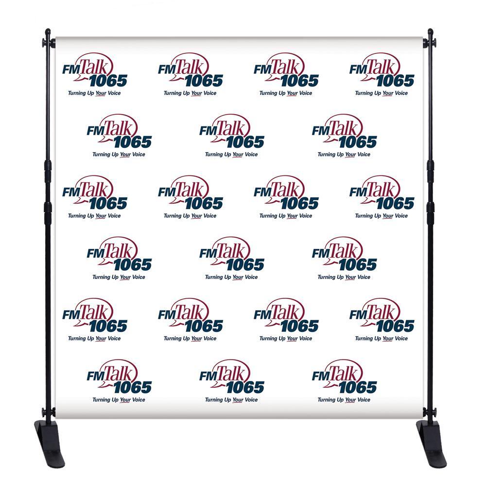 Step and Repeat Logo Red Carpet Backdrop Custom Printed