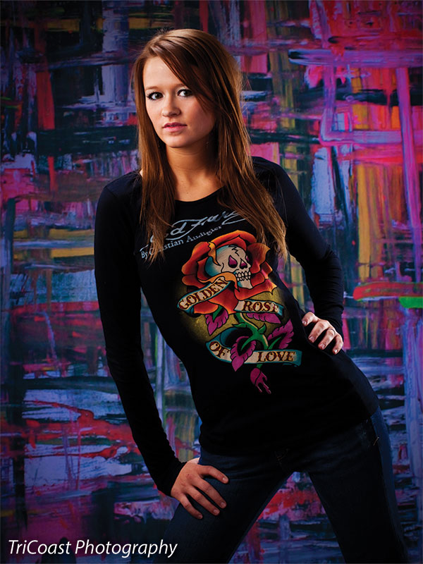 Backdrop with fast, energetic brush lines in a high-contrast grid.