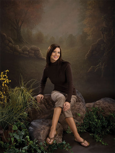 Magical landscape setting for children’s, fine art, or seasonal portraiture.