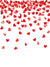 Falling Red Hearts Photography Backdrop - Red hearts falling photography backdrop for Valentine's Day and love-themed photoshoots.