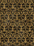 Luxurious black and gold filigree damask backdrop ideal for professional photography sessions, perfect for creating elegant and timeless images.