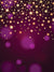 Golden Stars on Plum Photography Backdrop - Golden stars cascading over a deep plum background with soft bokeh lights, perfect for magical-themed and whimsical photography.