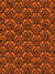 Halloween Gothic Damask Photography Backdrop - Gothic damask patterned Halloween backdrop with black and orange colors, ideal for spooky-themed photoshoots.