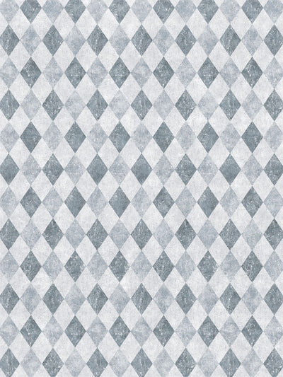 Gray diamond-patterned photography backdrop with a classic harlequin design suitable for professional portrait and studio use.