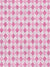 Pink and white diamond pattern photography backdrop for professional use, ideal for studio and portrait sessions.