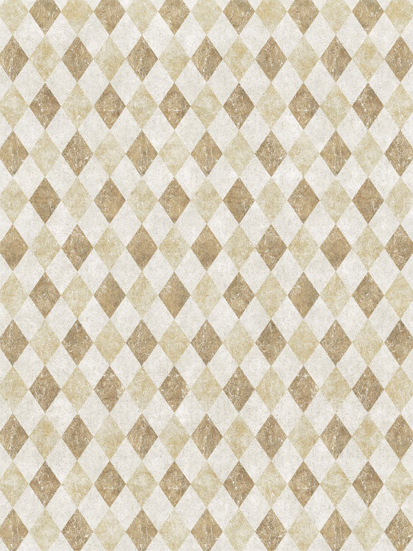Tan and cream diamond pattern backdrop designed for professional photography, offering a classic and timeless background for photoshoots.