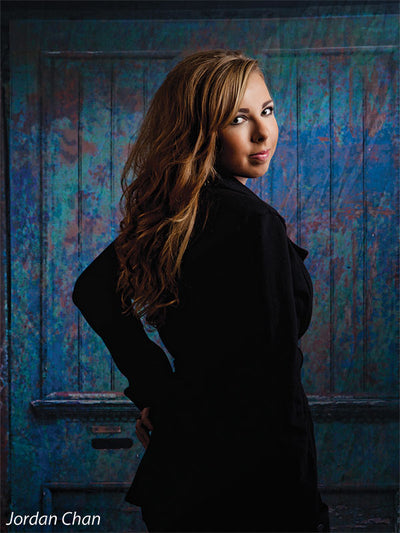 Professional backdrop with a weathered urban design.