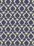 Regal damask pattern in navy and gold on ivory background for elegant studio portraits.