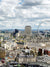 London Cityscape Photography Backdrop - Photography backdrop featuring London city skyline with iconic landmarks like the London Eye and historic buildings.