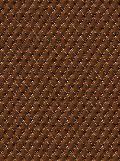 Rich brown quilted tufted backdrop with luxurious texture, ideal for professional portrait and event photography in sophisticated settings.