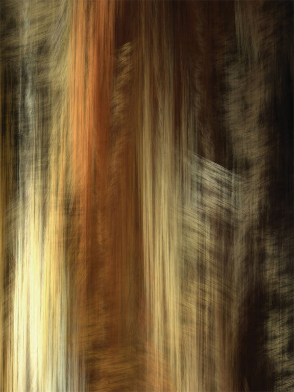 Warm earth-tone photography backdrop with vertical brush streaks in amber and tan.