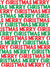 Merry Christmas Typography Photography Backdrop - Festive Merry Christmas typography photography backdrop in red and green, perfect for holiday photoshoots.