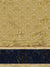 A detailed photography backdrop with a vintage gold damask pattern and a lower section of dark blue marbled texture, designed for professional use.
