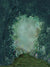 Mystical forest path photography backdrop with soft lighting, lush greenery, and a dreamlike atmosphere, perfect for fantasy portraits.