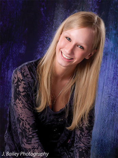 A moody abstract in misty purple and teal ideal for stylized shoots.