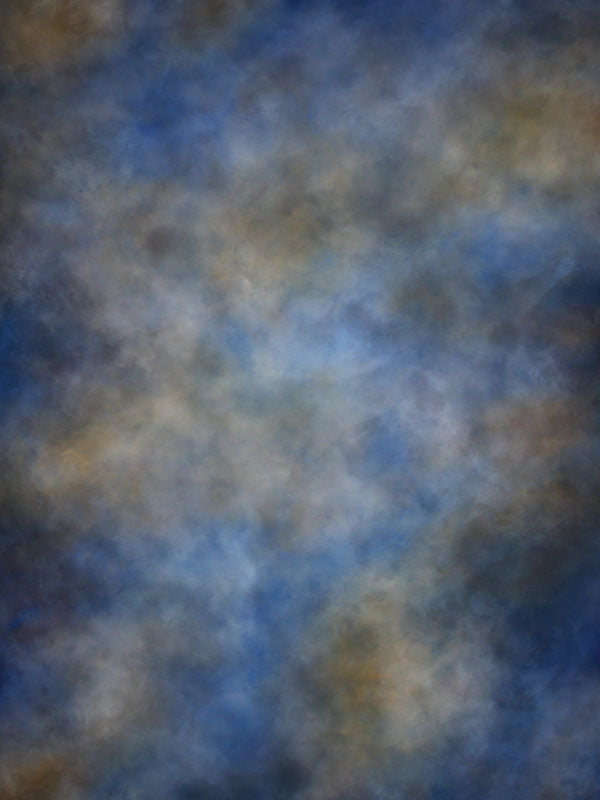 Celestial Blue Hand Painted Background - Denny Manufacturing