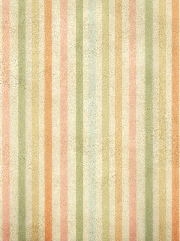 Pastel Striped Vintage Photography Backdrop - Pastel striped vintage photography backdrop with peach, soft green, light blue, and cream vertical stripes for a nostalgic photoshoot setting.