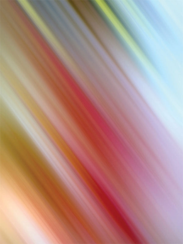 Vibrant diagonal streaks in red, yellow, and blue create a colorful gradient backdrop.