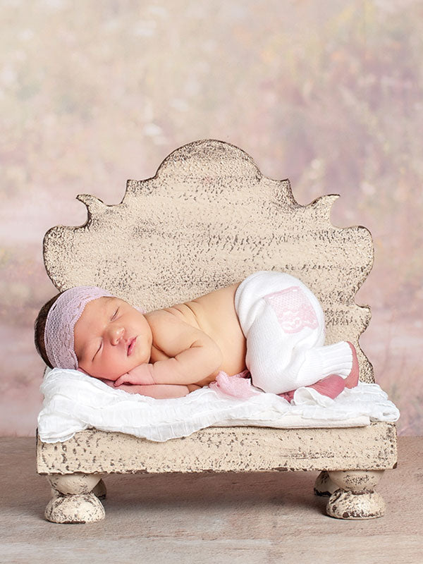 Rustic Baby Bench Photography Prop