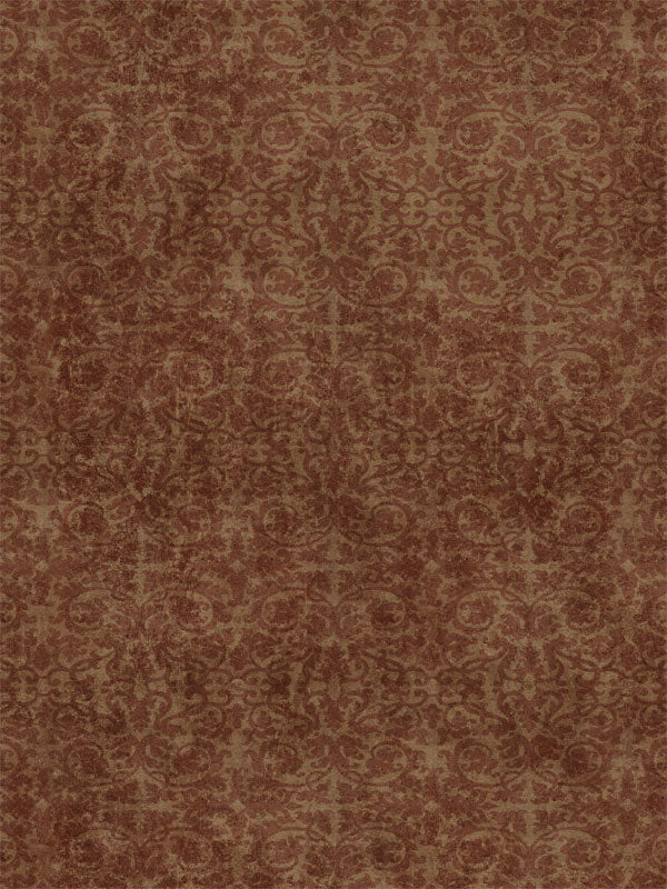 Rich Brown Baroque Damask Photography Backdrop - Rich brown Baroque damask photography backdrop for professional shoots, ideal for elegant portraits and luxury product photography.