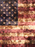 Rustic American Flag Photography Backdrop - Distressed American flag photography backdrop with a rustic, vintage aesthetic.