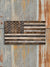 Rustic American Flag Photography Backdrop - Rustic American flag photography backdrop with distressed wood and rusted metal for patriotic-themed and vintage-style photoshoots.