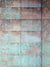 Rustic Industrial Patina Photography Backdrop - Distressed industrial patina photography backdrop with soft green and brown tones for a rugged, weathered look.