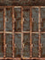 Rustic Metal Locker Photography Backdrop - Rustic metal locker photography backdrop featuring rusted lockers with a gritty, industrial look.