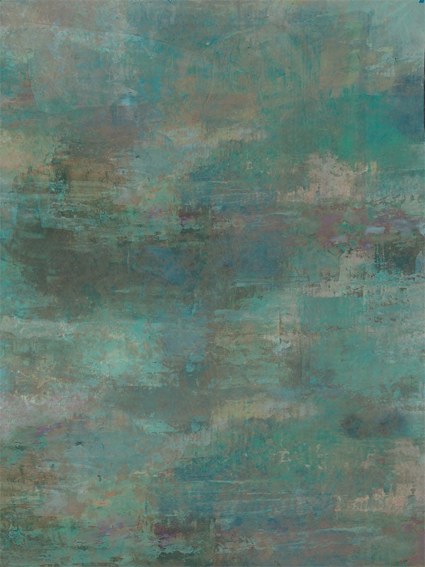 Rustic teal abstract backdrop with artistic textures for professional photography sessions and portrait photoshoots.