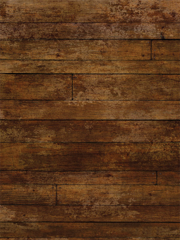 Rustic Weathered Wood Photography Backdrop - Rustic weathered wood photography backdrop with distressed brown planks, perfect for professional photoshoots.