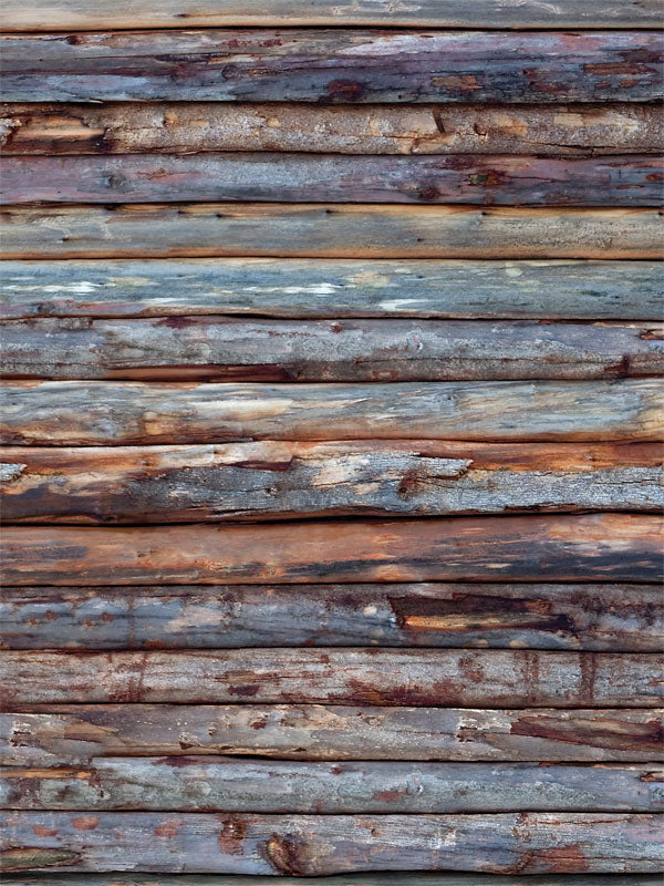 Rustic Wood Log Cabin Backdrop - Rustic wood log cabin backdrop, perfect for outdoor and nature-inspired photoshoots.