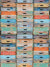 Rustic Wooden Crate Stack Photography Backdrop - A colorful backdrop featuring stacked, weathered wooden crates in rustic blues, oranges, and greens. Perfect for professional photography.