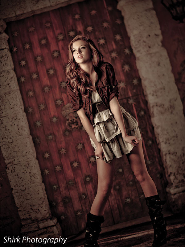 Historic stone and wood elements ideal for timeless photography.