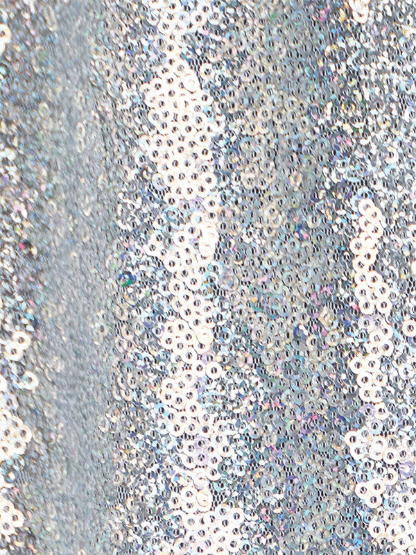 Unicorn Silver Sequin Backdrop 4.5 x 10 Sequin - Clearance