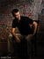 Sun-weathered red brick photography backdrop with rustic details.