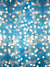 Sapphire Blue Bokeh Lights Photography Backdrop - Photography backdrop featuring soft bokeh lights against a serene blue background, perfect for creating a magical, ethereal setting.