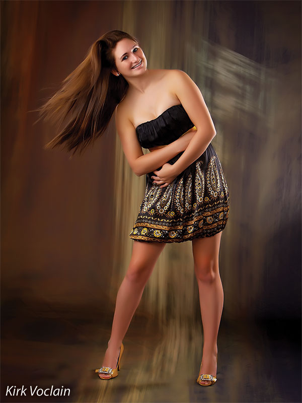 A soft abstract featuring sienna tones, warm golds, and cream accents.