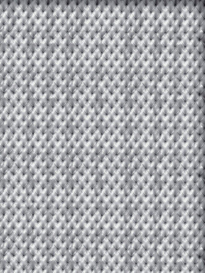Silver tufted professional studio backdrop with quilted diamond pattern and soft sheen.