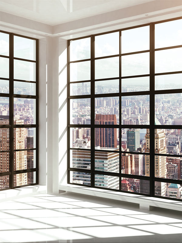 Overlooking Design Backdrop Office View Printed Photo Backdrop - Denny Mfg