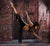 Backdrop featuring a brick and wood combination for studio use.